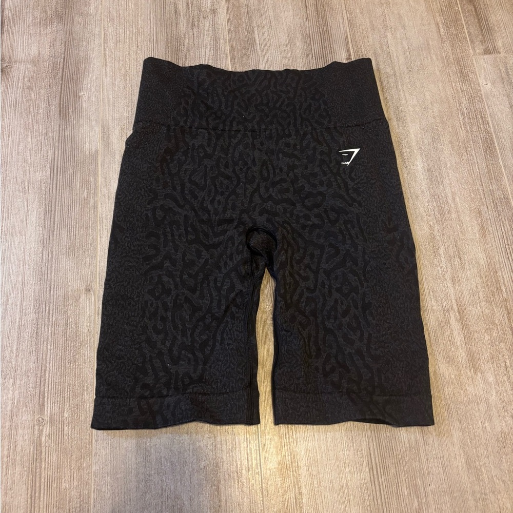 Gymshark animal print adapt biker shorts
